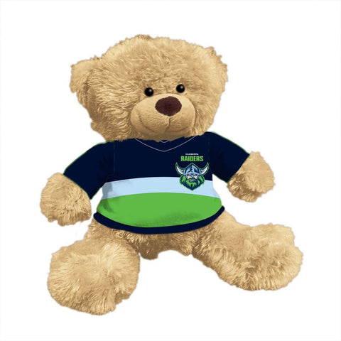 NRL Plush Teddy Bear With Jersey - Canberra Raiders - 7 Inch Tall -