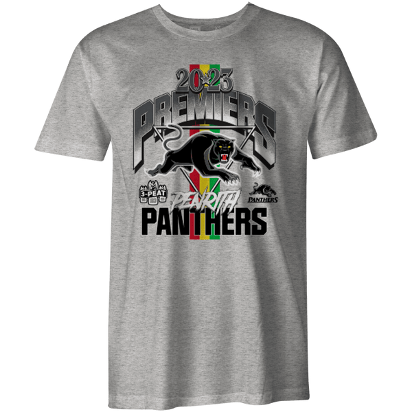 NRL 2023 PREMIERS ARCH TEE- PENRITH PANTHERS – STORMERS SPORTS