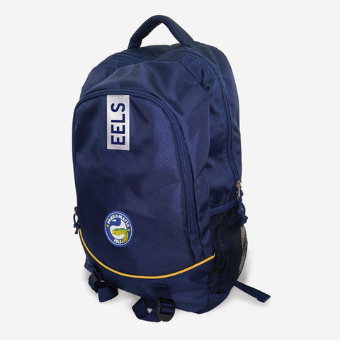 NRL Stirling Backpack - Paramatta Eels - 49x32x12cm - Nylon Bag