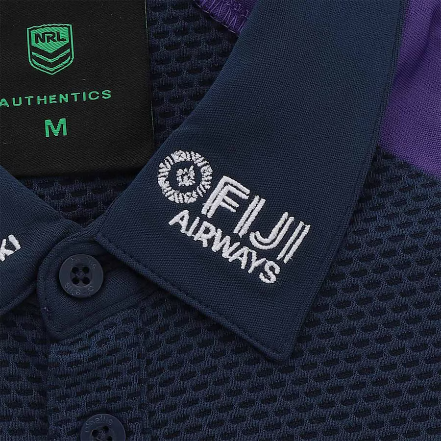 NRL 2025 Media Polo - Melbourne Storm - Youth - Kids