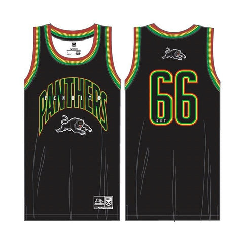 NRL Mens Basketball Singlet - Penrith Panthers - Rugby League