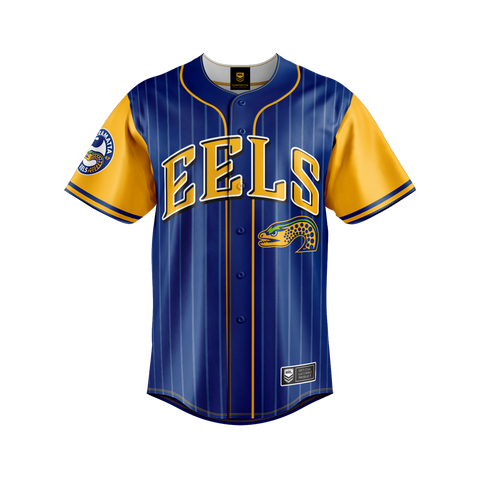 NRL 'Slugger' Baseball Shirt - Paramatta Eels - Tee