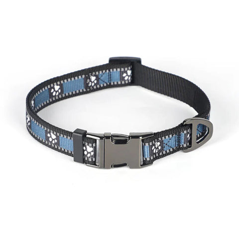 NRL Adjustable Dog Collar - Penrith Panthers - Small To Large