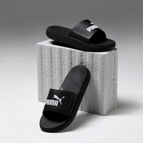 PUMA Softride Slides - Black - Shoe - Sandal - Mens Womens - Unisex