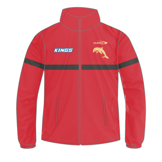 NRL 2024 Softshell Jacket - Dolphins - Red - Adult - Mens