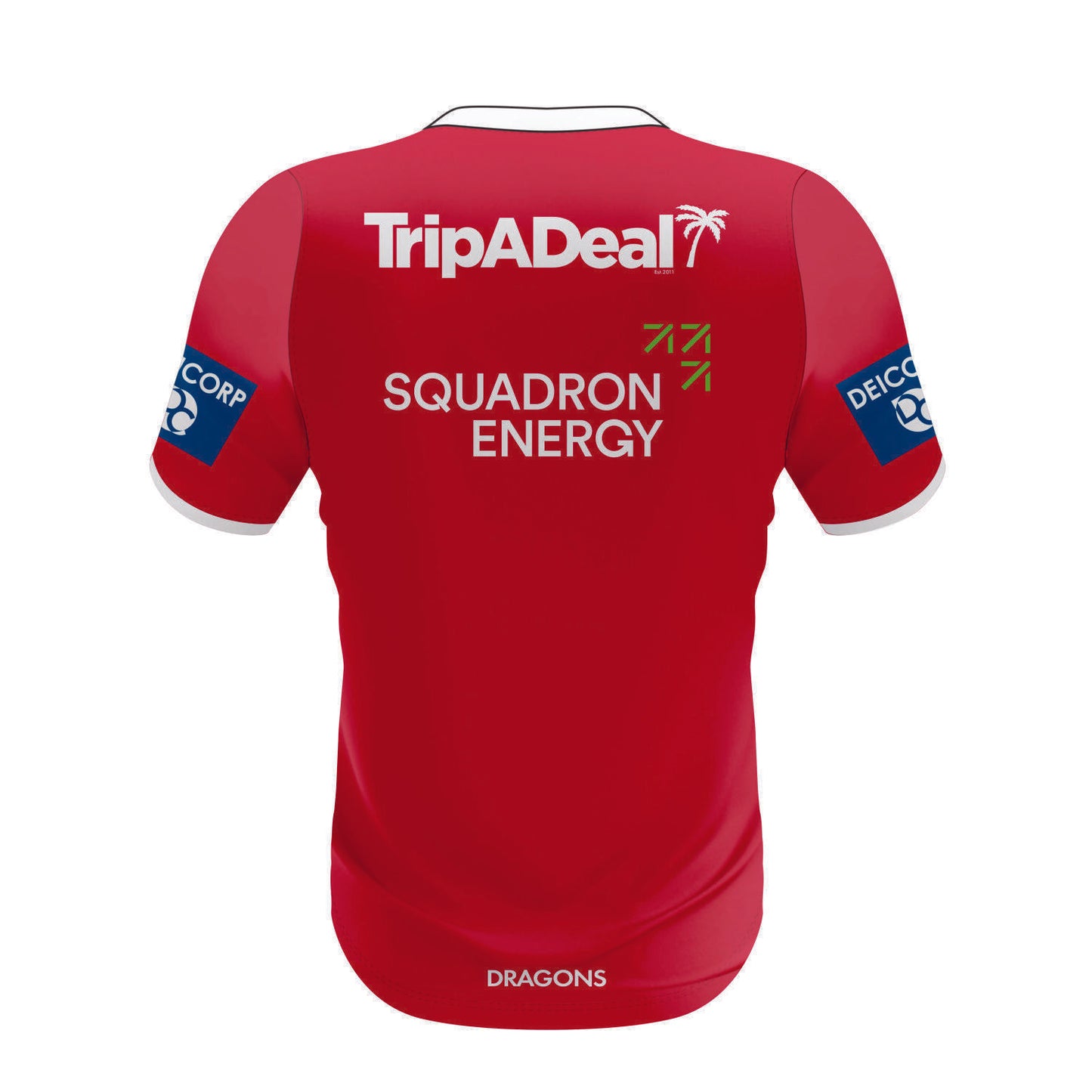 NRL 2024 Pro Training Tee - St George Illawarra Dragons  - Red - Adult