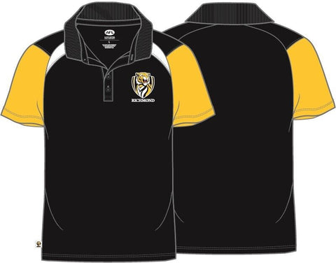 AFL Sublimated Polo Tee Shirt - Richmond Tigers - Adult