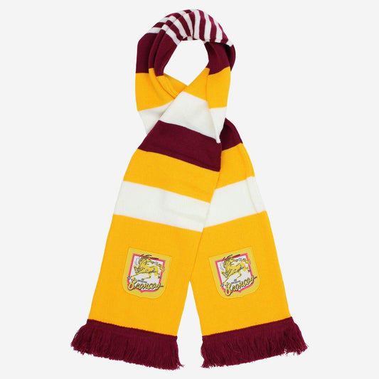 NRL Retro Scarf - Brisbane Broncos - Rugby League