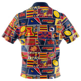 AFL Fanatics Button Up Polo Shirt - Adelaide Crows - Aussie Rules