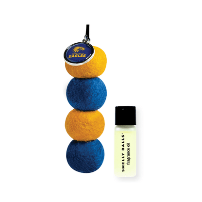AFL Smelly Balls Set - West Coast Eagles - Re-useable Car Air Freshener