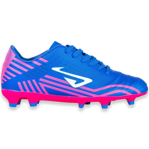NOMIS Prodigy FG Football Boots - Royal/Pink/White - Youth - Kids