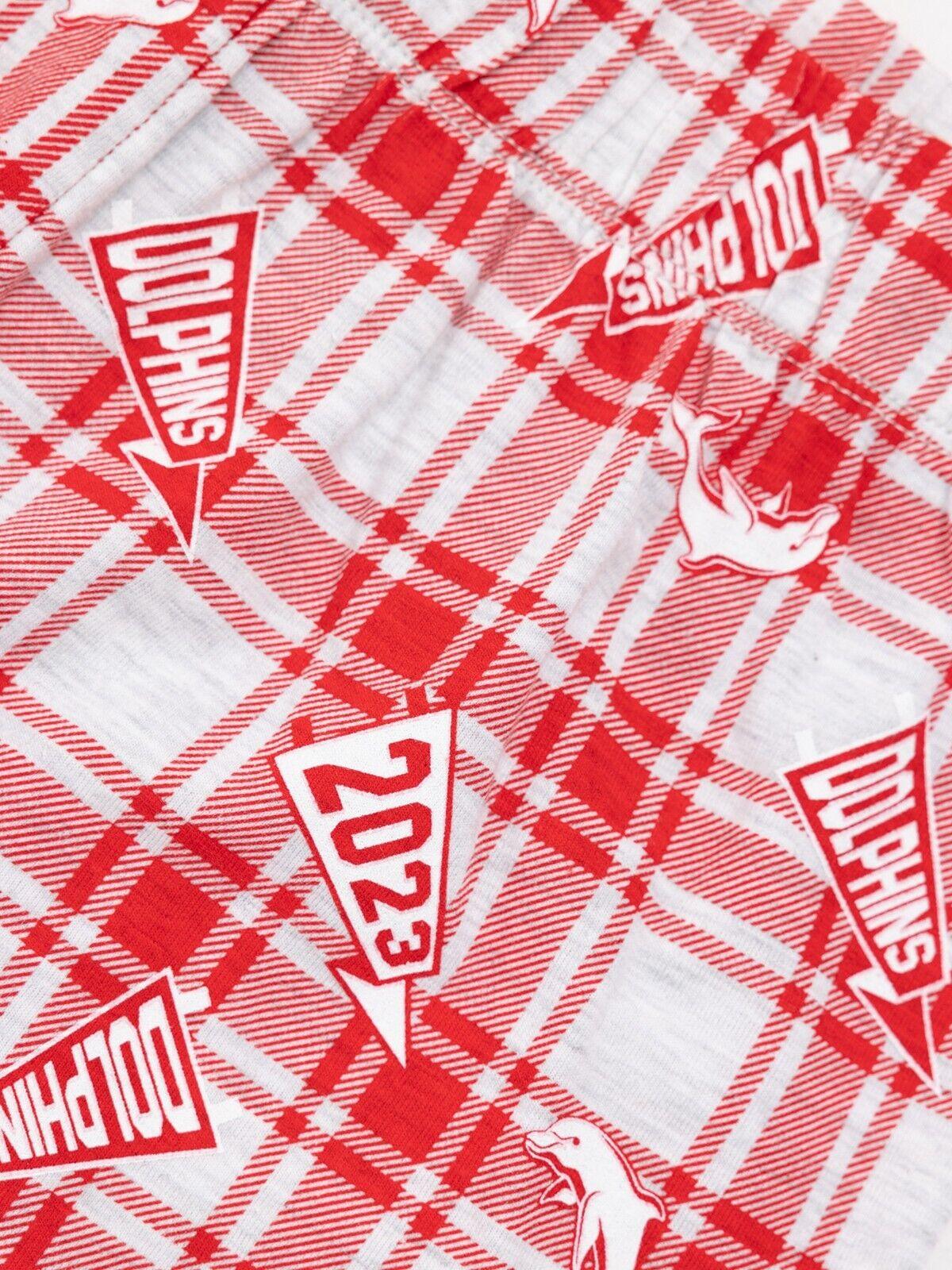 NRL Check Pyjama Set - Dolphins - Toddler - NAR