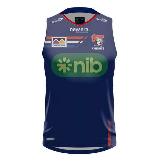 NRL 2024 Training Singlet - Newcastle Knights - Navy - Adult