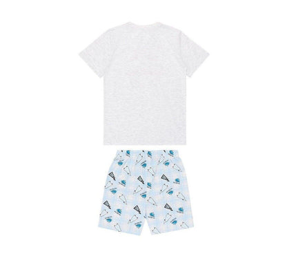 NRL Check Pyjama Set - Cronulla Sharks - Toddler - NAR