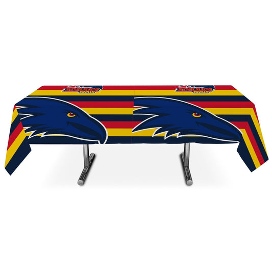 AFL Table Cover - Adelaide Crows - Tablecloth - 200cm x 100cm - Plastic