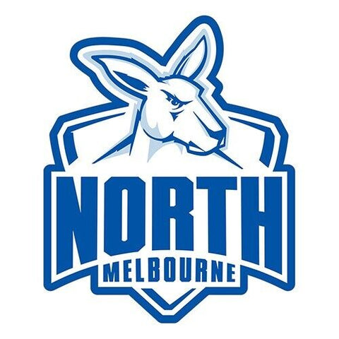 AFL Logo Sticker - North Melbourne Kangaroos - 16cm x 21cm Decal