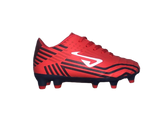 NOMIS Prodigy FG Football Boots - Red/Navy/White - Youth - Kids