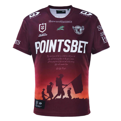 NRL 2023 ANZAC Jersey - Manly Sea Eagles - Adult - Mens