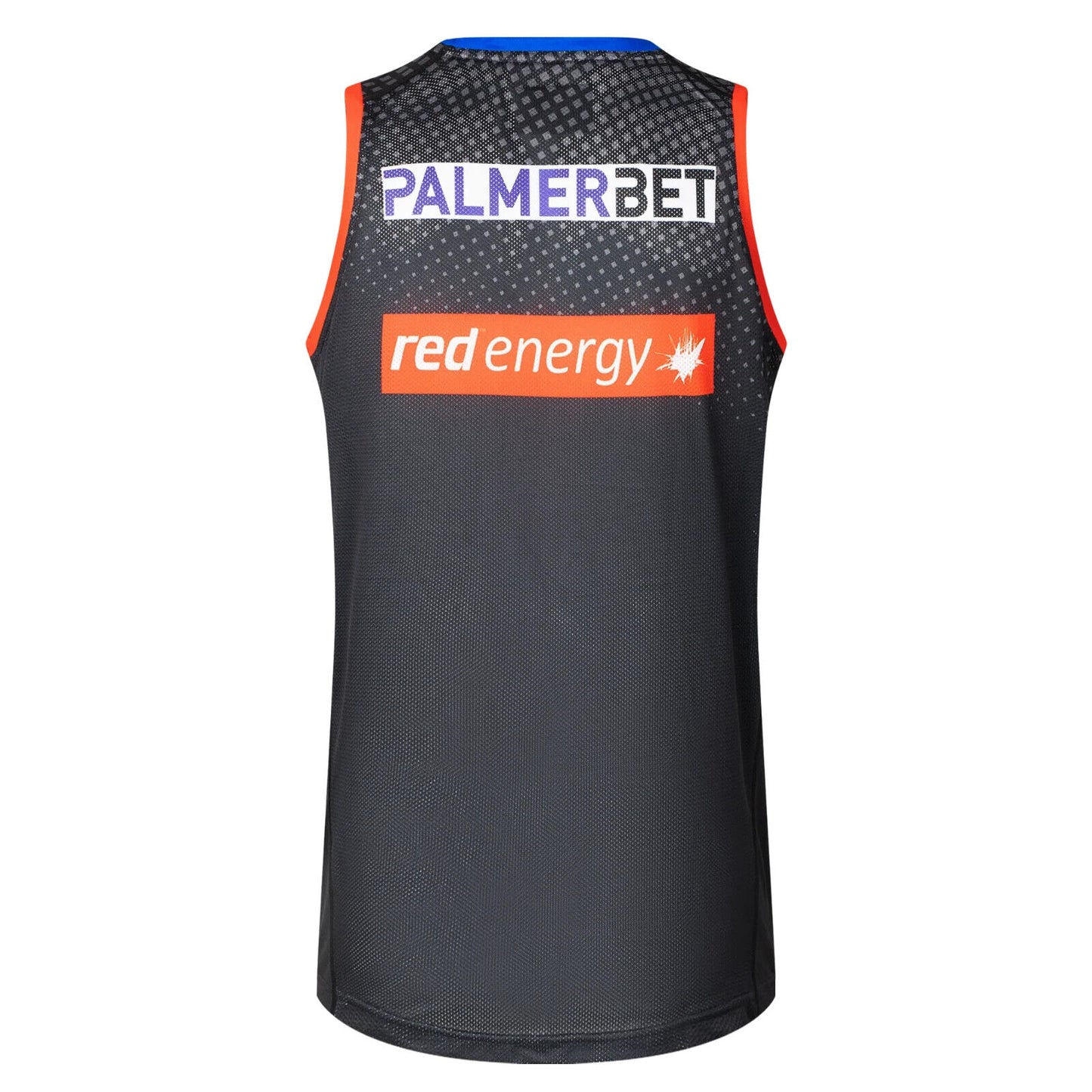 NRL 2025 Training Singlet - Newcastle Knights - Black - Adult - Mens