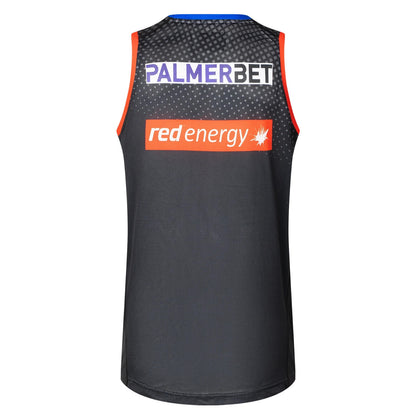 NRL 2025 Training Singlet - Newcastle Knights - Black - Adult - Mens