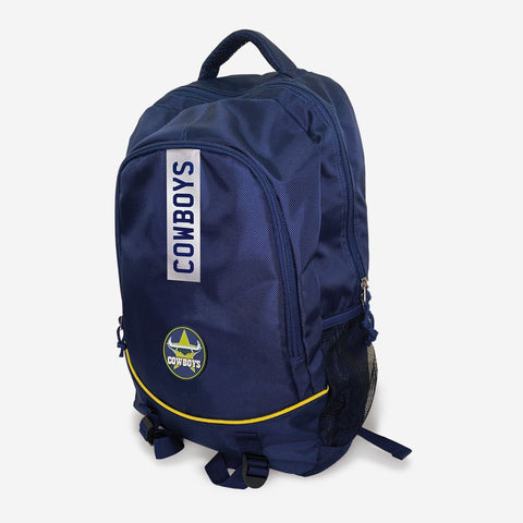 NRL Stirling Backpack - North Queensland Cowboys - 49x32x12cm - Nylon Bag