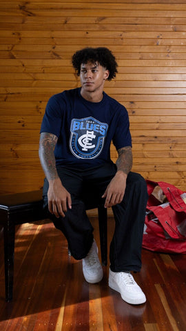 AFL Supporter Tee - Carlton Blues - Adult - Mens - T-Shirt