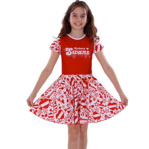 AFL  Heartbreaker Dress - Sydney Swans - Girls - Toddler - Kid
