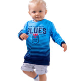 NRL Kids Game Time Pullover - New South Wales Blues - NSW - Baby - Light Jumper