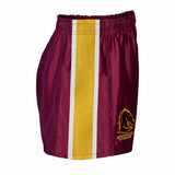 NRL Supporter Footy Shorts - Brisbane Broncos - Kids Youth Adults