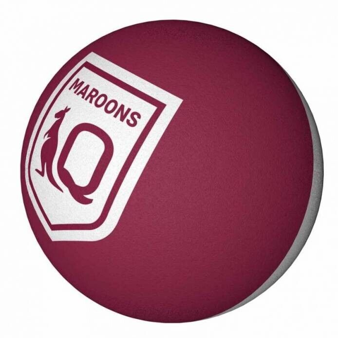 NRL Rubber High Bounce Hand Ball - Queensland Maroons - Single - 6cm - QLD