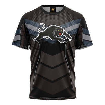 NRL Kids 'Chevron' Tee Shirt - Penrith Panthers - Baby Child T-Shirt
