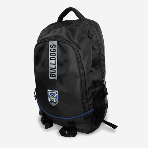 NRL Stirling Backpack - Canterbury Bulldogs - 49x32x12cm - Nylon Bag