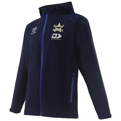 NRL 2024 Wet Weather Jacket - North Queensland Cowboys - Navy - Adult - Mens