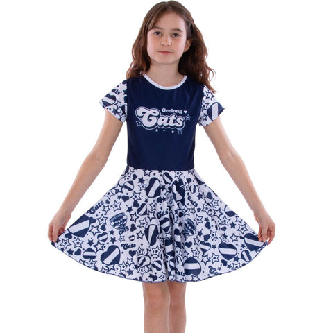 AFL  Heartbreaker Dress - Geelong Cats - Girls - Toddler - Kid