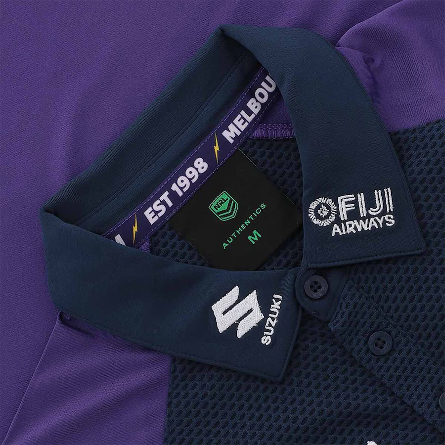 NRL 2025 Media Polo - Melbourne Storm - Youth - Kids