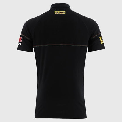 NRL 2025 Media Polo - Penrith Panthers - Black - Adult - Mens