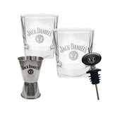 Jack Daniels - Spirit Glass, Jigger and Pourer Set - Gift Boxed