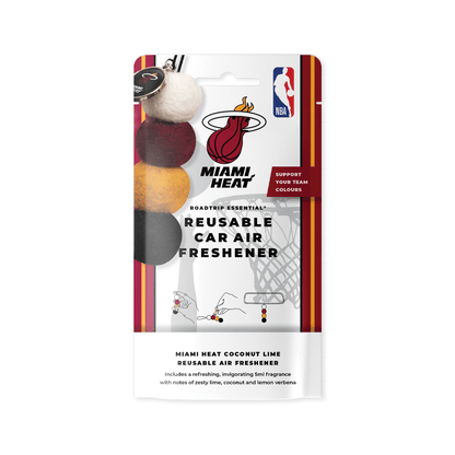 NBA Smelly Balls Set - Miami Heat - Re-useable Car Air Freshener
