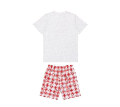 NRL Check Pyjama Set - Dolphins - Toddler - NAR