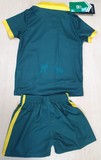 NRL 2024 Home Jersey Shorts Set - Australian Kangaroos - Infant Toddler Kids