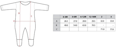 NRL Footy Suit - NSW - WESTPAC - New South Wales Blues -Baby Toddler Infant body