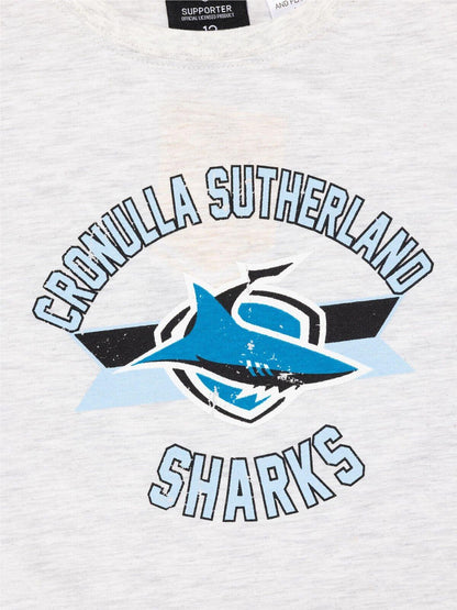 NRL Check Pyjama Set - Cronulla Sharks - Toddler - NAR
