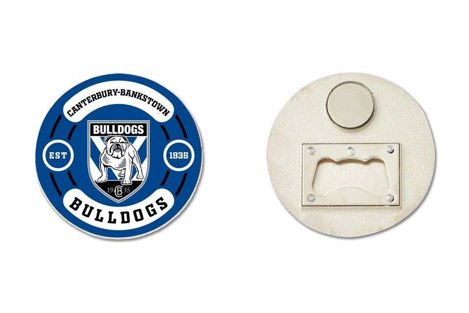 NRL Bottle Opener Magnet - Canterbury Bulldogs - Rugby League