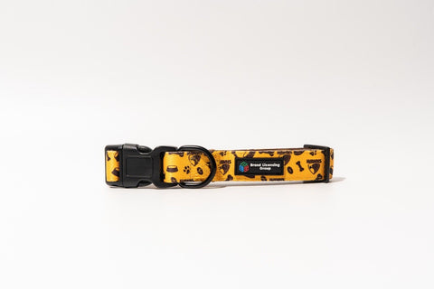 AFL Adjustable Dog Collar - Hawthorn Hawks - Small To Large - Strong Durable