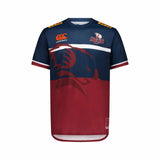 2024 Training Tee Shirt - QLD REDS - Mens - Navy - Queensland - T-Shirt