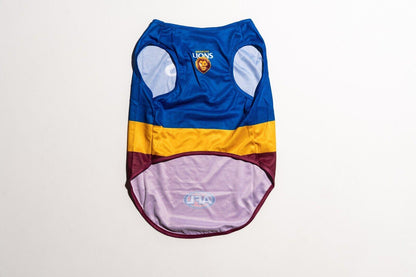AFL Pet Jersey - Brisbane Lions - Size XS to XL - T-Shirt - Dog - Cat