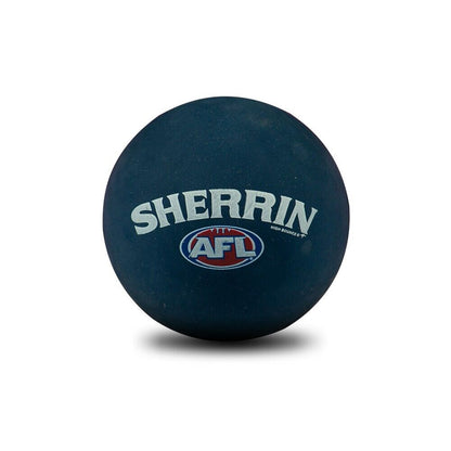 AFL Rubber High Bounce Hand Ball - Carlton Blues - Single - 6cm