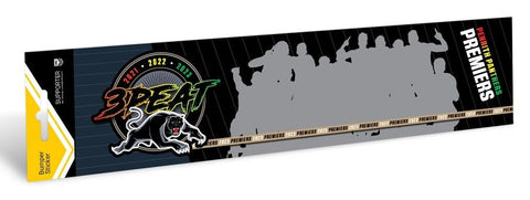 NRL 2023 PREMIERS PHOTO BUMPER STICKER - PENRITH PANTHERS