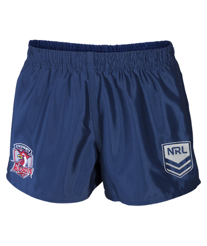 NRL Supporter Footy Shorts - Sydney Roosters - Kids Youth Adults