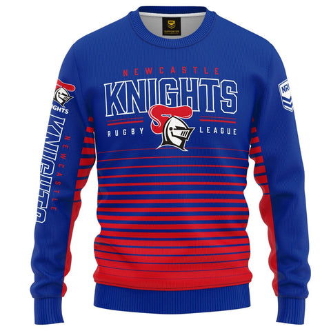 NRL Kids Game Time Pullover - Newcastle Knights - Infant Baby - Light Jumper